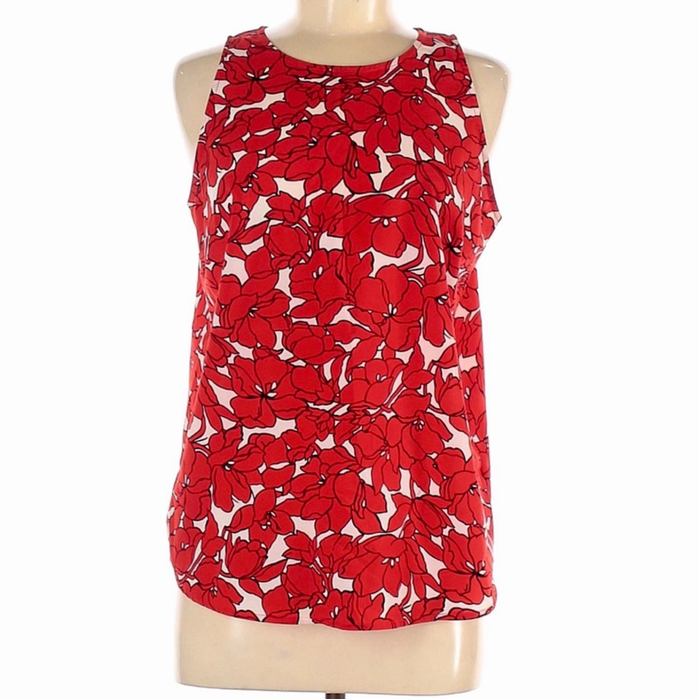 Dalia Floral Sleeveless Blouse